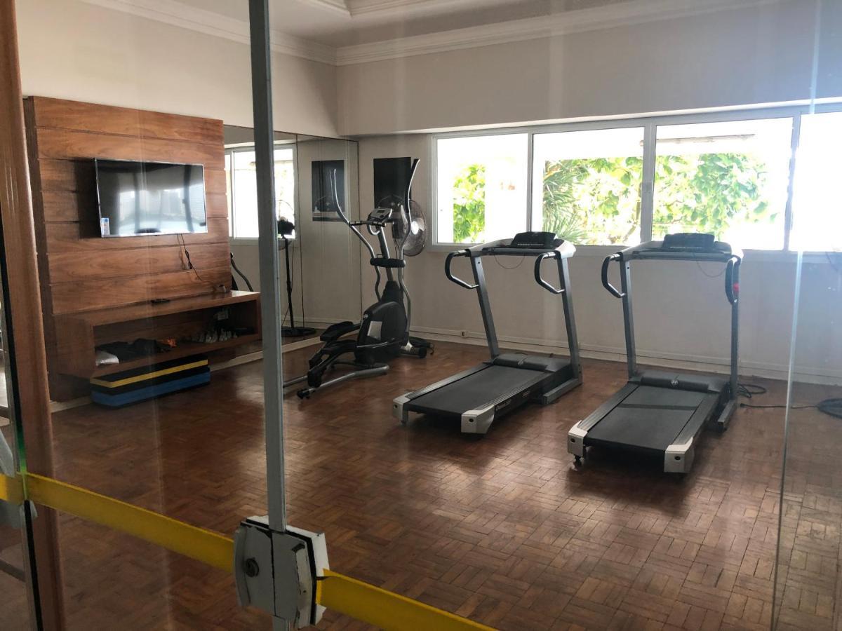 Apto Enorme Pe Na Areia, Vista Linda C/ Academia E Sauna Guarujá Zewnętrze zdjęcie