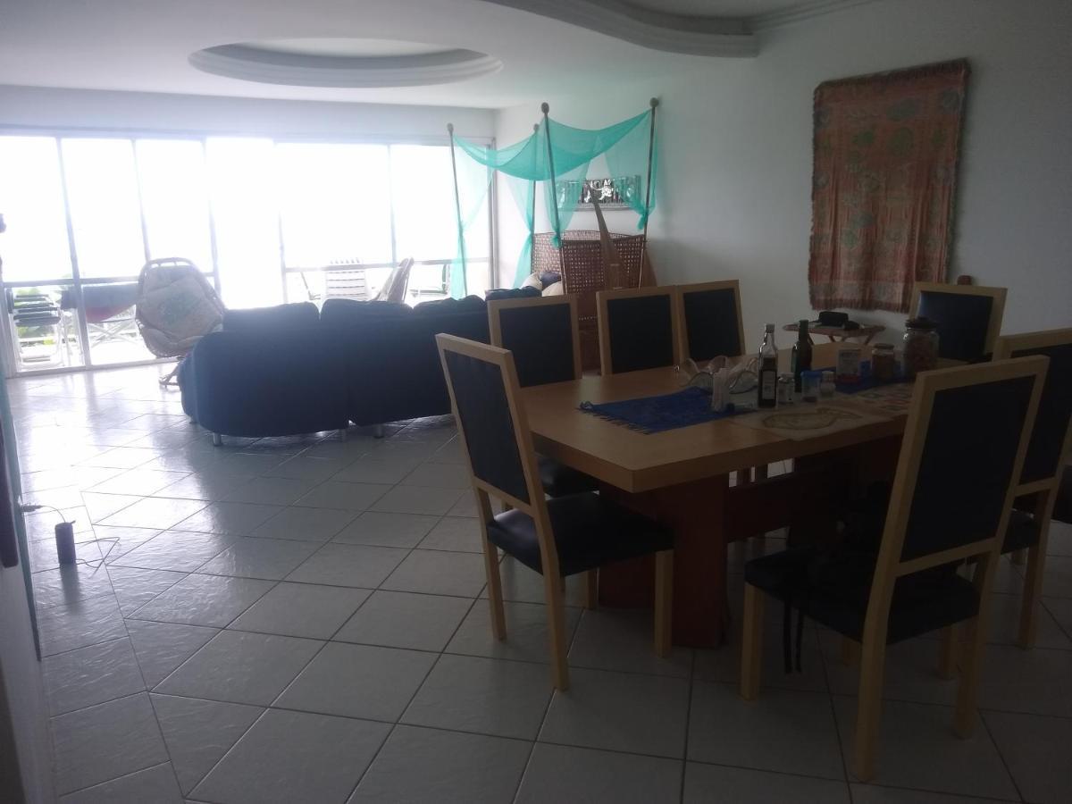 Apto Enorme Pe Na Areia, Vista Linda C/ Academia E Sauna Guarujá Zewnętrze zdjęcie