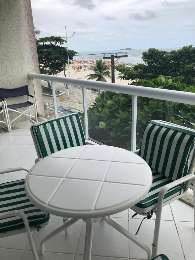 Apto Enorme Pe Na Areia, Vista Linda C/ Academia E Sauna Guarujá Zewnętrze zdjęcie